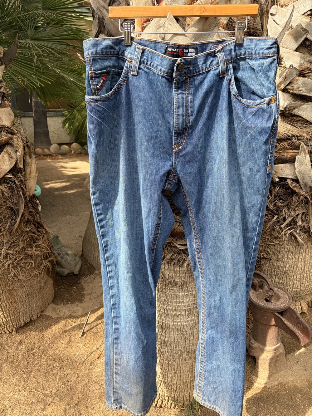 Ariat Men's Light Blue Relaxed Denim Jeans